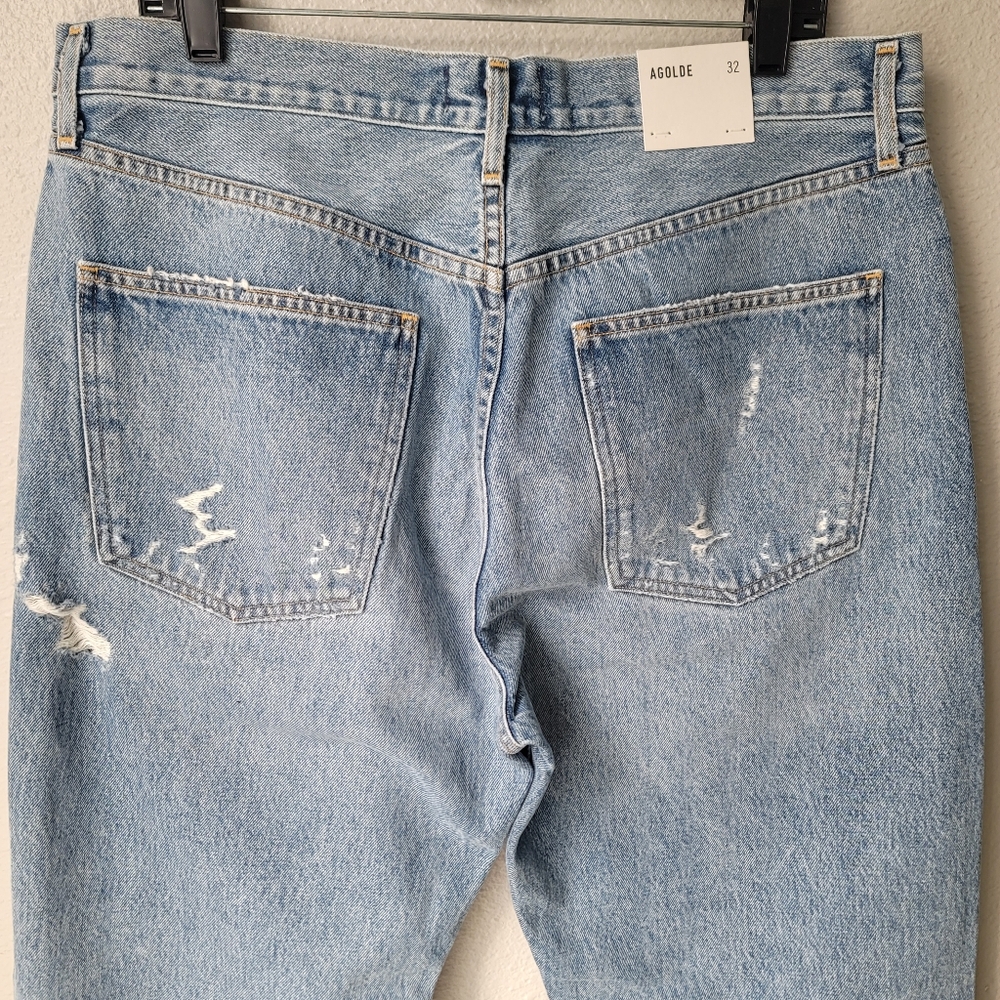 Agolde NWT 90's Mid Rise Wide Leg Loose Fit Jeans Size 32 Color Fall Out - Picture 16 of 16